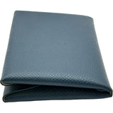 エルメス HERMES カルヴィデュオ ヴェルソ W刻印 ブルードプリュス/ヴェールフィズ シルバー金具 エプソン メンズ カードケース