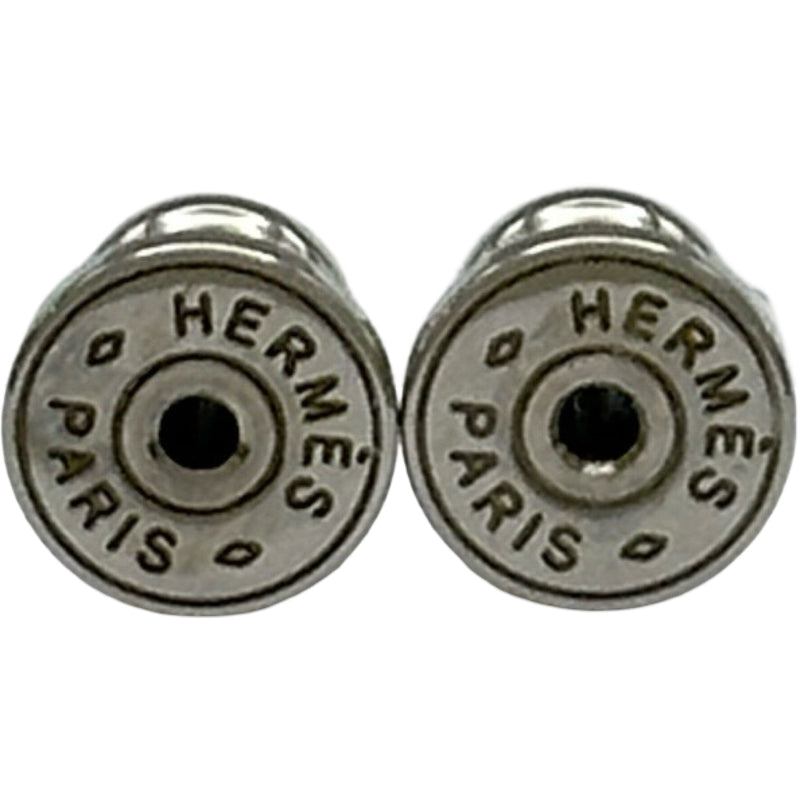 エルメス HERMES ポップHミニピアス ローズドラジェ シルバー金具
