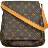 ルイ・ヴィトン LOUIS VUITTON ミュゼット・サルサ ショート M51258 ブラウン モノグラムキャンバス レディース ショルダーバッグ