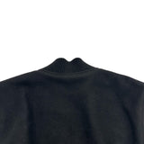 ジバンシィ GIVENCHY クロップドレザー切替バーシティジャケット BW00JU611V ブラック ウール レディース その他アウター