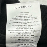 ジバンシィ GIVENCHY クロップドレザー切替バーシティジャケット BW00JU611V ブラック ウール レディース その他アウター