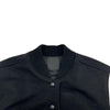 ジバンシィ GIVENCHY クロップドレザー切替バーシティジャケット BW00JU611V ブラック ウール レディース その他アウター