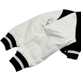 ジバンシィ GIVENCHY クロップドレザー切替バーシティジャケット BW00JU611V ブラック ウール レディース その他アウター