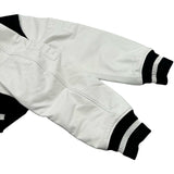 ジバンシィ GIVENCHY クロップドレザー切替バーシティジャケット BW00JU611V ブラック ウール レディース その他アウター