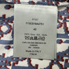 クリスチャン・ディオール Christian Dior オブリーク総柄オープンカラー半袖シャツ 113C519A4751 ブルー シルク メンズ 半袖シャツ
