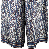 クリスチャン・ディオール Christian Dior オブリーク総柄シルクハーフパンツ 013C121A4751 ブルー シルク メンズ その他ボトムス