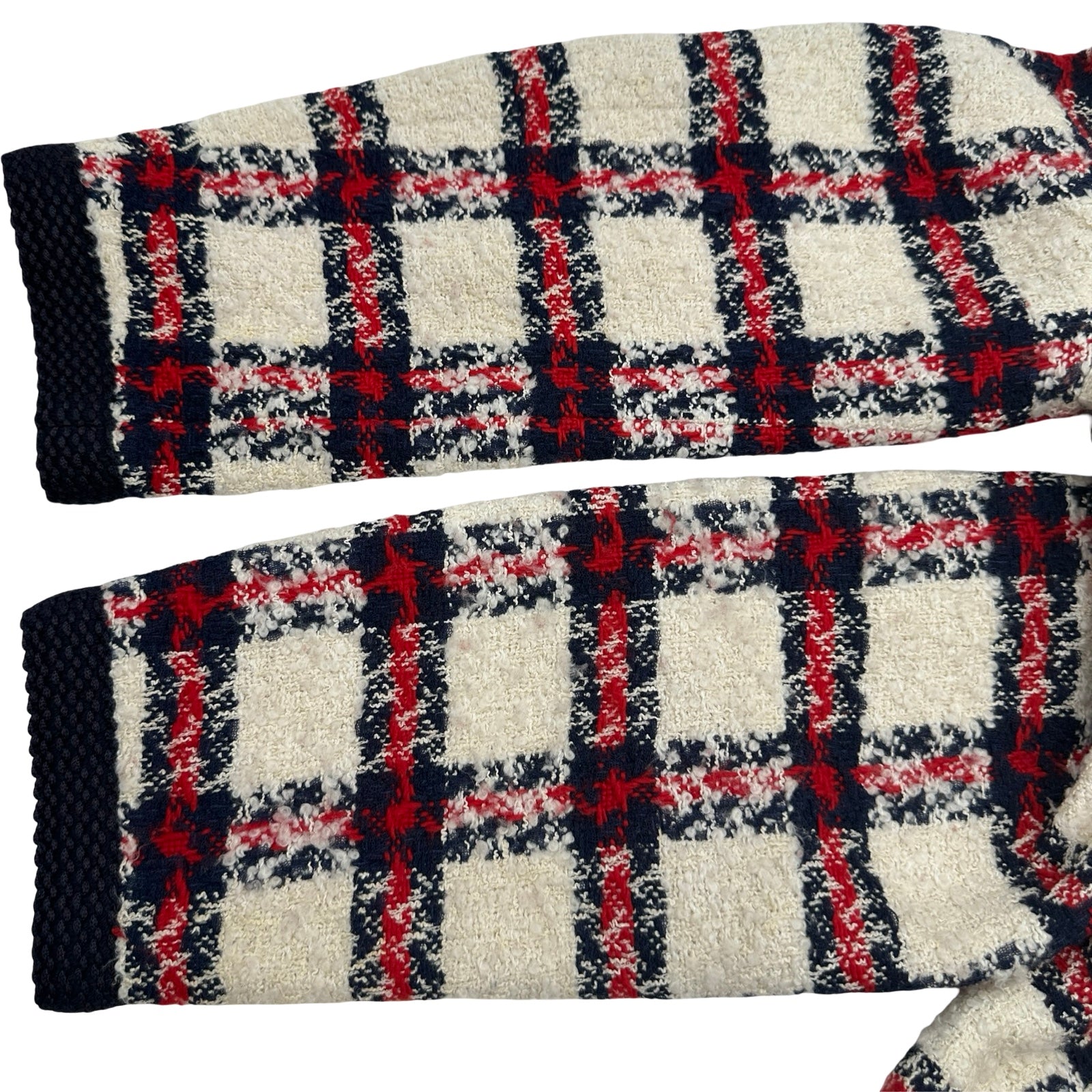 グッチ GUCCI GGボタンノーカラーツイードコート 660820 アイボリー