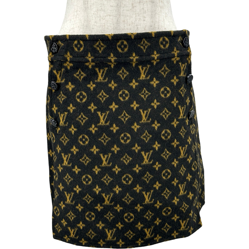 ルイ・ヴィトン LOUIS VUITTON モノグラムイディールウールシルクミニ