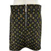 ルイ・ヴィトン LOUIS VUITTON モノグラムイディールウールシルクミニスカート FHSK08 ブラウン ウール レディース ミニスカート