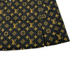 ルイ・ヴィトン LOUIS VUITTON モノグラムイディールウールシルクミニスカート FHSK08 ブラウン ウール レディース ミニスカート