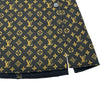 ルイ・ヴィトン LOUIS VUITTON モノグラムイディールウールシルクミニスカート FHSK08 ブラウン ウール レディース ミニスカート