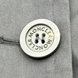 モンクレール MONCLER EBIHENS プリーツロングトレンチコート ブラック コットン レディース トレンチコート