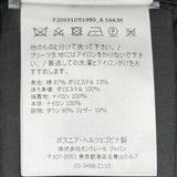 モンクレール MONCLER EBIHENS プリーツロングトレンチコート ブラック コットン レディース トレンチコート