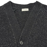 サンローラン SAINT LAURENT ルレックスカシミヤカーディガン 712375 ブラック ウール メンズ カーディガン