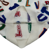 ルイ・ヴィトン LOUIS VUITTON ×NBA レタークルーネックニットセーター HLN10W アイボリー ウール レディース セーター