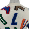 ルイ・ヴィトン LOUIS VUITTON ×NBA レタークルーネックニットセーター HLN10W アイボリー ウール レディース セーター