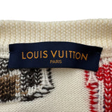 ルイ・ヴィトン LOUIS VUITTON ×NBA レタークルーネックニットセーター HLN10W アイボリー ウール レディース セーター