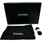 シャネル CHANEL ココマーク レザーローカット スニーカー G45079 ブラック レザー レディース スニーカー
