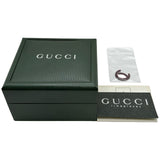 グッチ GUCCI チェンジベゼル 11/12.2 ホワイト ゴールドメッキ クオーツ レディース 腕時計