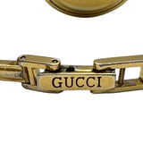 グッチ GUCCI チェンジベゼル 11/12.2 ホワイト ゴールドメッキ クオーツ レディース 腕時計