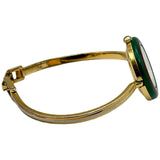グッチ GUCCI チェンジベゼル 11/12.2 ホワイト ゴールドメッキ クオーツ レディース 腕時計