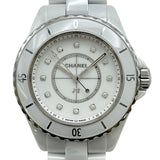 シャネル CHANEL J12 33MM H5703 ホワイト セラミック/ステンレススチール クオーツ メンズ 腕時計