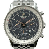 ブライトリング BREITLING ナビタイマーモンブリラン A41370 ブラック ステンレススチール 自動巻き メンズ 腕時計