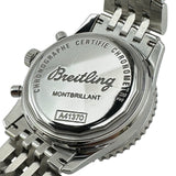 ブライトリング BREITLING ナビタイマーモンブリラン A41370 ブラック ステンレススチール 自動巻き メンズ 腕時計
