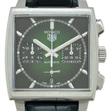 タグ・ホイヤー TAG HEUER モナコ キャリバー ホイヤー02 クロノグラフ 世界500本限定 CBL2116.FC6497 グリーン ステンレススチール 自動巻き メンズ 腕時計