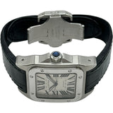 カルティエ Cartier サントス 100 LM W20073X8 シルバー ステンレススチール 自動巻き メンズ 腕時計