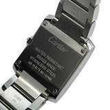 カルティエ Cartier タンク フランセーズ SM W4TA0020 シルバー ステンレススチール クオーツ レディース 腕時計