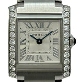 カルティエ Cartier タンク フランセーズ SM W4TA0020 シルバー ステンレススチール クオーツ レディース 腕時計