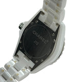 シャネル CHANEL J12 33MM H1628 ホワイト セラミック クオーツ レディース 腕時計
