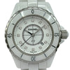 シャネル CHANEL J12 33MM H1628 ホワイト セラミック クオーツ レディース 腕時計