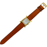 エルメス HERMES Hウォッチ HH1.501 ホワイト ゴールドプレーテッド/ステンレススチール クオーツ ユニセックス 腕時計