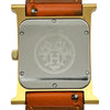 エルメス HERMES Hウォッチ HH1.501 ホワイト ゴールドプレーテッド/ステンレススチール クオーツ ユニセックス 腕時計