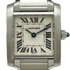 カルティエ Cartier タンクフランセーズ SM W51008Q3 アイボリー ステンレススチール クオーツ レディース 腕時計