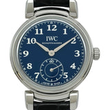 インターナショナルウォッチカンパニー IWC ダヴィンチ オートマティック 150イヤーズ” 世界500本限定 IW358102 ブルー ステンレススチール 自動巻き メンズ 腕時計