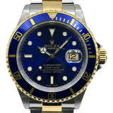 ロレックス ROLEX サブマリーナ 16613 ブルー ゴールド/ステンレススチール 自動巻き メンズ 腕時計