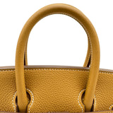 エルメス HERMES バーキン25 W刻印 ナチュラルサブレ ゴールド金具 トゴ レディース ハンドバッグ