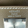 エルメス HERMES ケリー28 外縫い W刻 エトゥープ シルバー金具 エプソン レディース ハンドバッグ