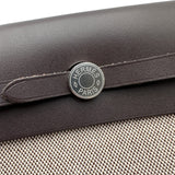 エルメス HERMES エールバッグジップ ミニ G刻印2026年製 エクリュ/エベンス シルバー金具 トワル/ハンター レディース ショルダーバッグ