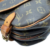 ルイ・ヴィトン LOUIS VUITTON ソミュール30 M42256 ブラウン モノグラム/レザー レディース ショルダーバッグ