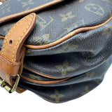 ルイ・ヴィトン LOUIS VUITTON ソミュール30 M42256 ブラウン モノグラム/レザー レディース ショルダーバッグ