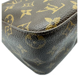 ルイ・ヴィトン LOUIS VUITTON ルーピングMM M51146 ブラウン モノグラム/レザー レディース ショルダーバッグ