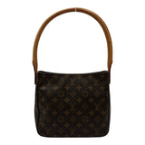 ルイ・ヴィトン LOUIS VUITTON ルーピングMM M51146 ブラウン モノグラム/レザー レディース ショルダーバッグ