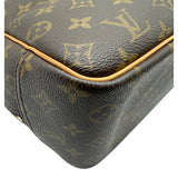 ルイ・ヴィトン LOUIS VUITTON ドーヴィル M47270 ブラウン モノグラム/レザー レディース ハンドバッグ