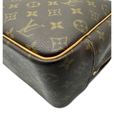 ルイ・ヴィトン LOUIS VUITTON ドーヴィル M47270 ブラウン モノグラム/レザー レディース ハンドバッグ