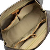 ルイ・ヴィトン LOUIS VUITTON ドーヴィル M47270 ブラウン モノグラム/レザー レディース ハンドバッグ