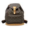 ルイ・ヴィトン LOUIS VUITTON モンスリGM M51135 ブラウン モノグラム/レザー レディース リュック・デイパック